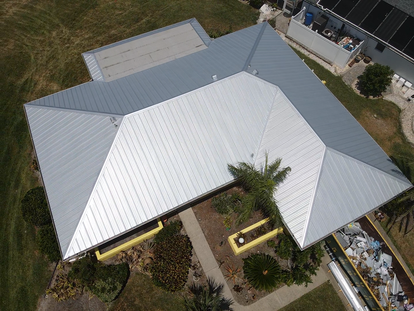 Texas scale metal roof storm documentation